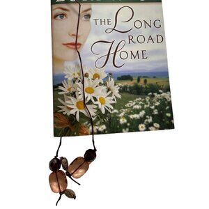 Beaded Luxury Bookmark Handmade Dangle Charm Brown 25 in Book Thong B U